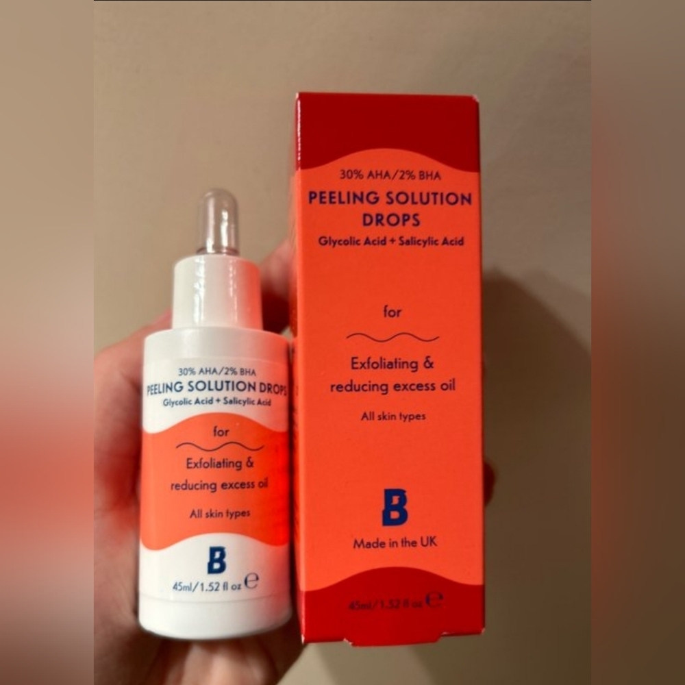 Beauty Bay 20% AHA/2% BHA Peeling Solution Drops 1.52fl Oz/45ml BNIB